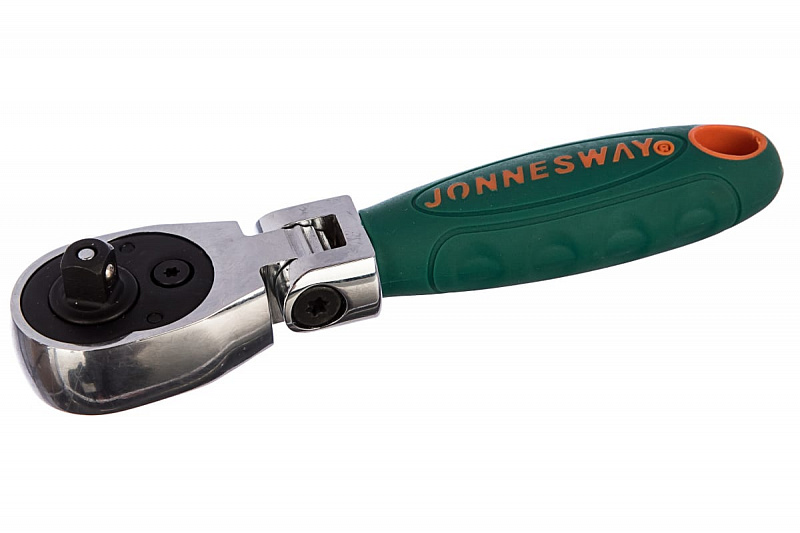 R4202 Трещотка укороченная с шарниром 1/4"  36 зубцов 125мм. JONNESWAY 1