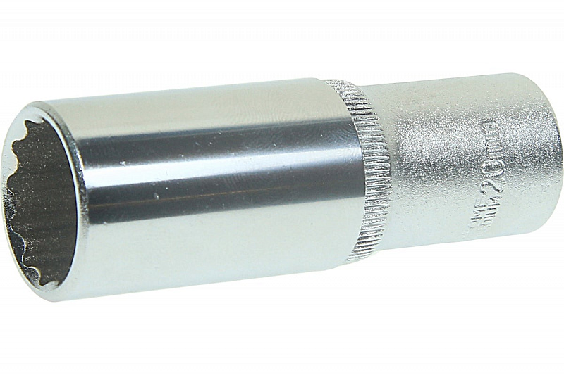 ER-91513-12 Головка 1/2" 20мм. 12-гранная удлиненная L=80мм. ЭВРИКА 1
