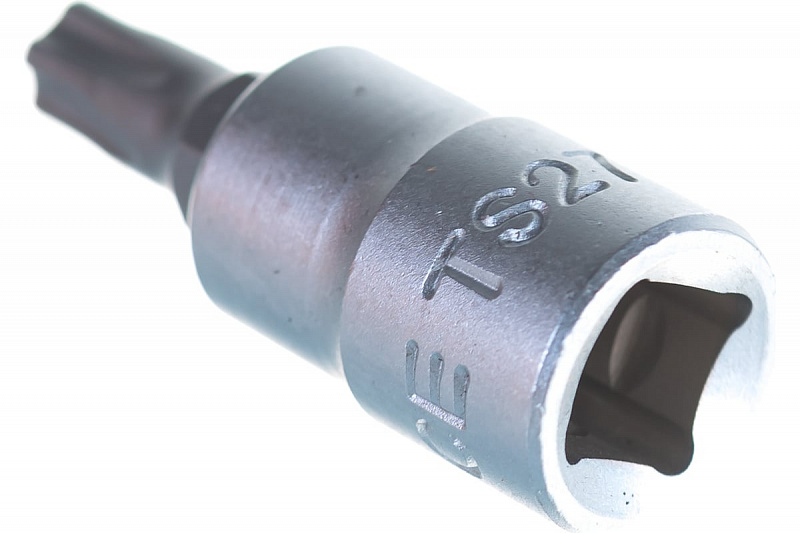 32F3227 Головка 1/4'' со вставкой TORX 5-ти лучевая с отверстием TS27  L=32мм. FORCE 2