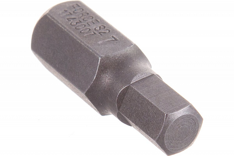 1743007 Бита 3/8'' шестигранная H7 30мм. FORCE 1